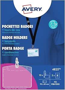 Inserts imprimables + pochettes + tours de cou