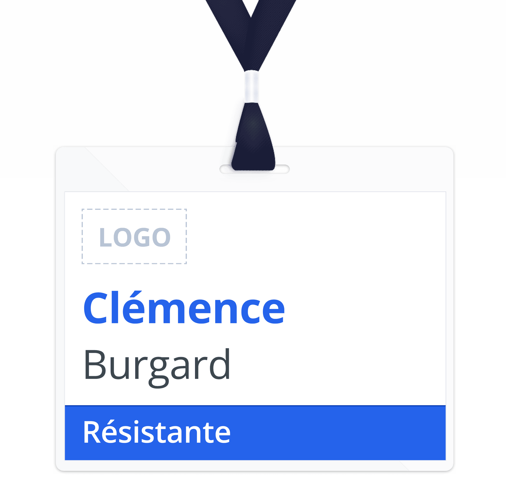 badge nominatifs professionnel à imprimer